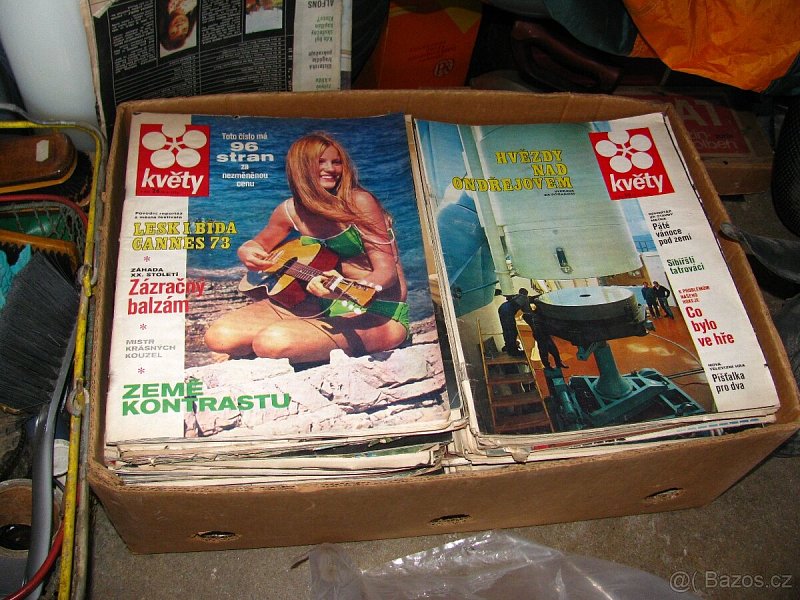 časopisy květy asi 500 kusů