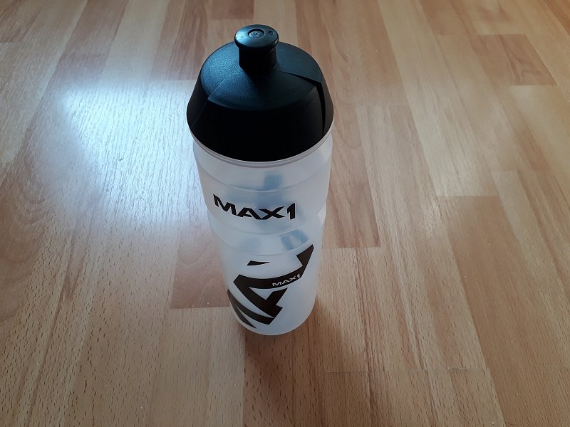 lahev MAX1 Stylo 0,85 l transparentní černá, NOVÁ