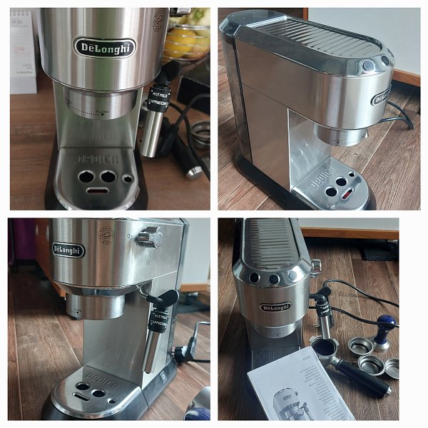 Pákový kávovar delonghi dedica