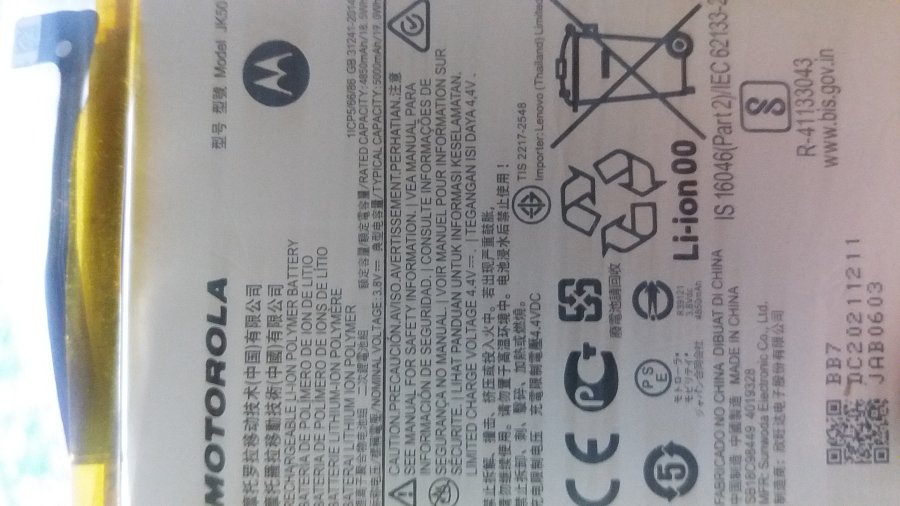 Baterie na motorola moto