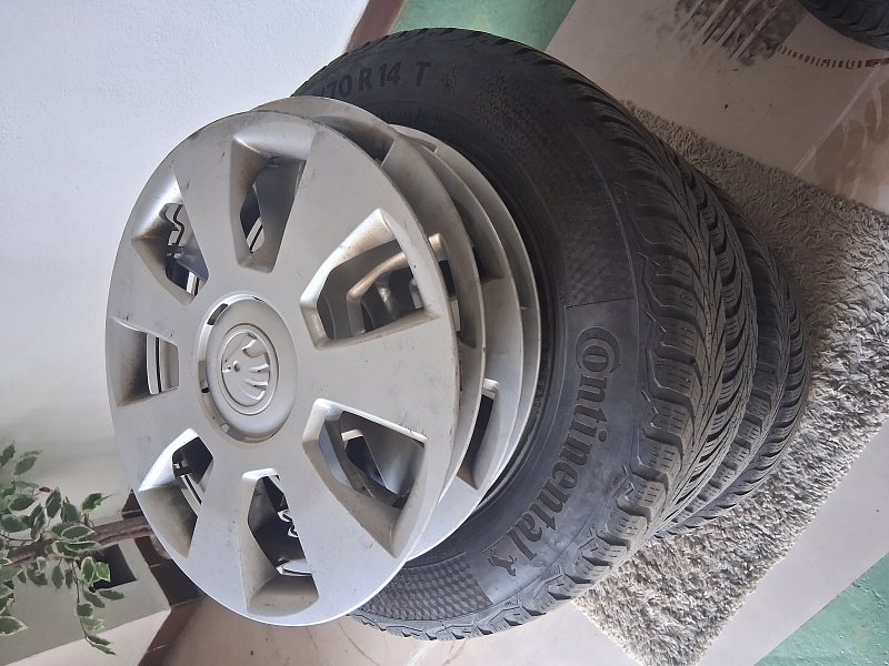 Prodám zimni sadu kol 5x100 škoda fabia 3 rapid