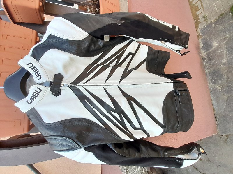 Kožená moto bunda M