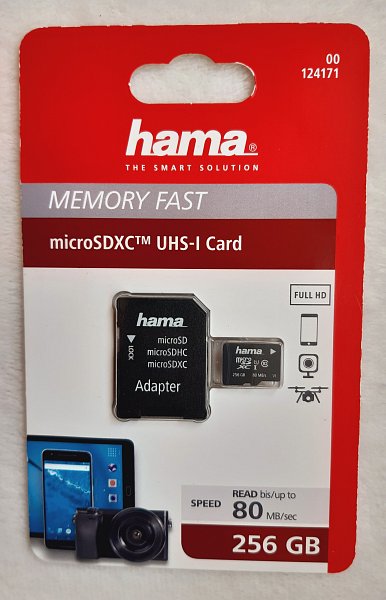 Paměťová karta Hama 256GB