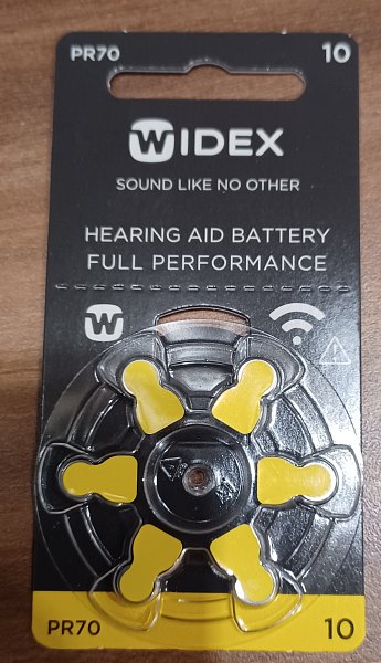 Baterie do naslouchadel