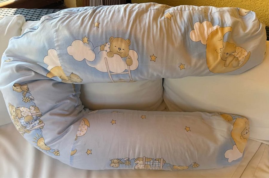 Kojící polštář a relaxační poduška MAXI – Baby Nellys (Medvídek na žebříku)
