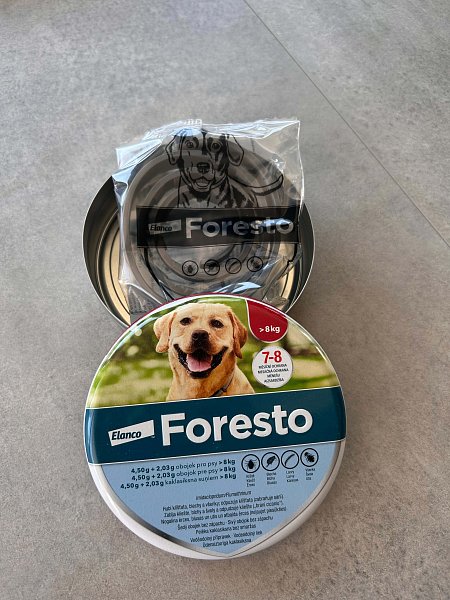 FORESTO obojek proti klíšťatům