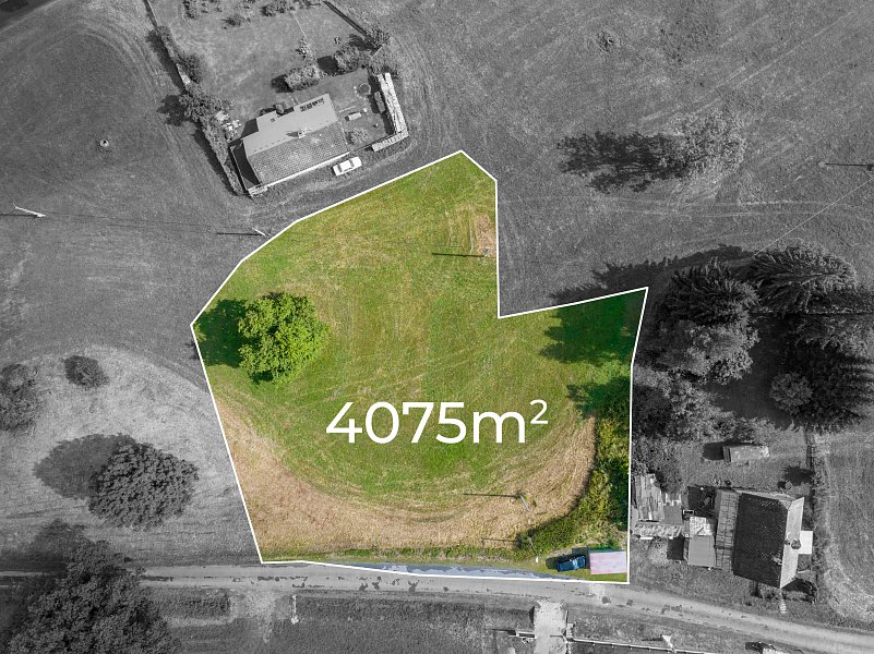 Stavební pozemek 4075 m² – klid, příroda, investice | Žleb u Dolní Moravy