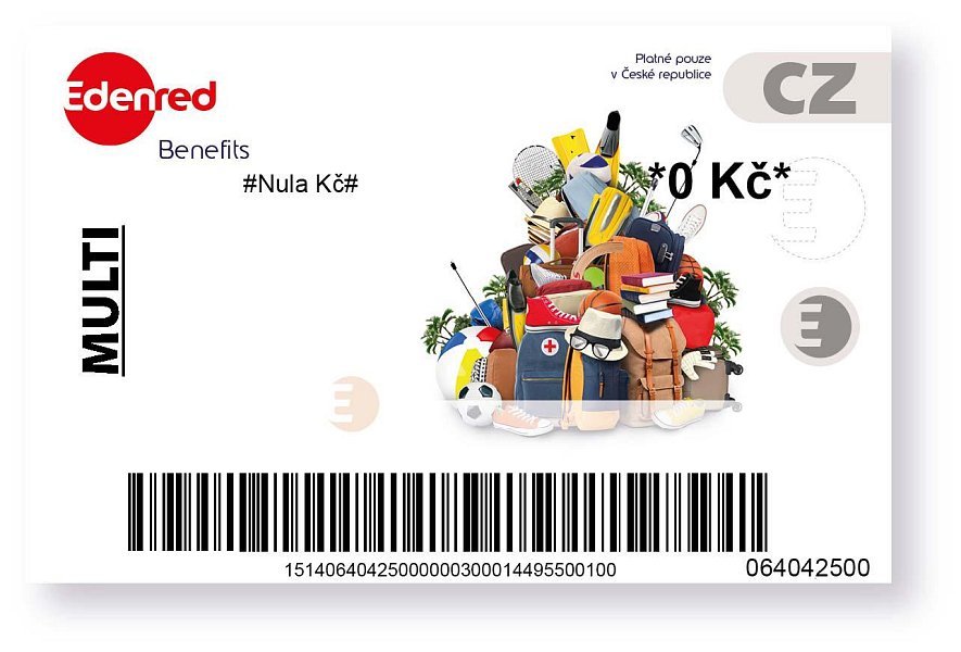 Poukázky Edenred Multi
