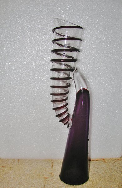 EVA BALOUNOVÁ - dvojitá váza ( Ajeto Glass )