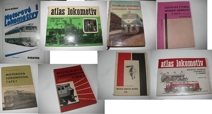 staré knihy o železnici