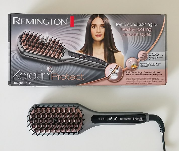 Žehlící kartáč na vlasy Remington