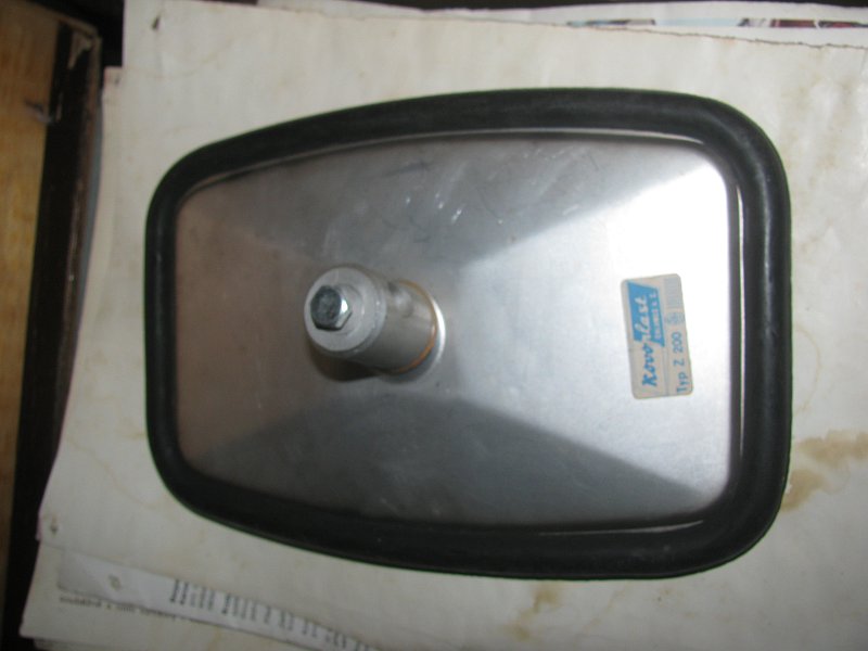 kovoplast staré zpětné zrcátko