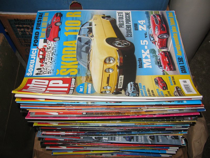 časopis autotip z let 2016,2017,2019,2020,2021