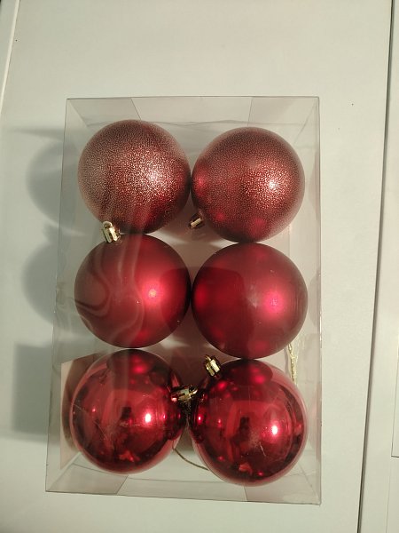 Baňky průměr 8cm 18 ks