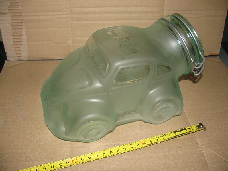 sklěněná doza Vw Brouk