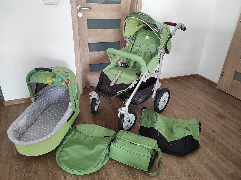 Prodám kočárek espiro atlantic - hluboká a sportovní verze