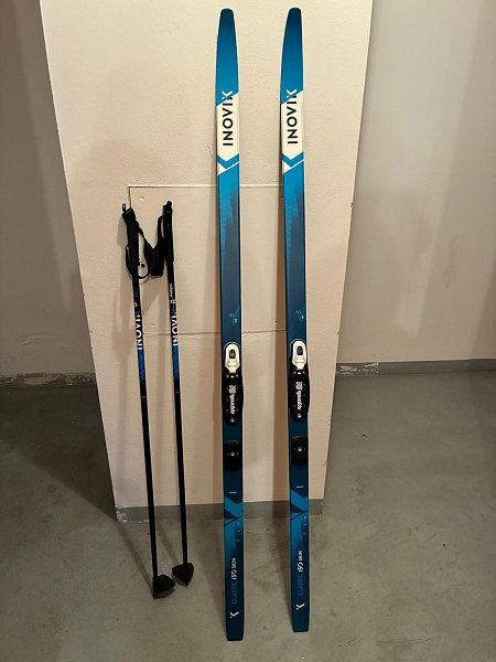 Dětské běžky včetně hůlek