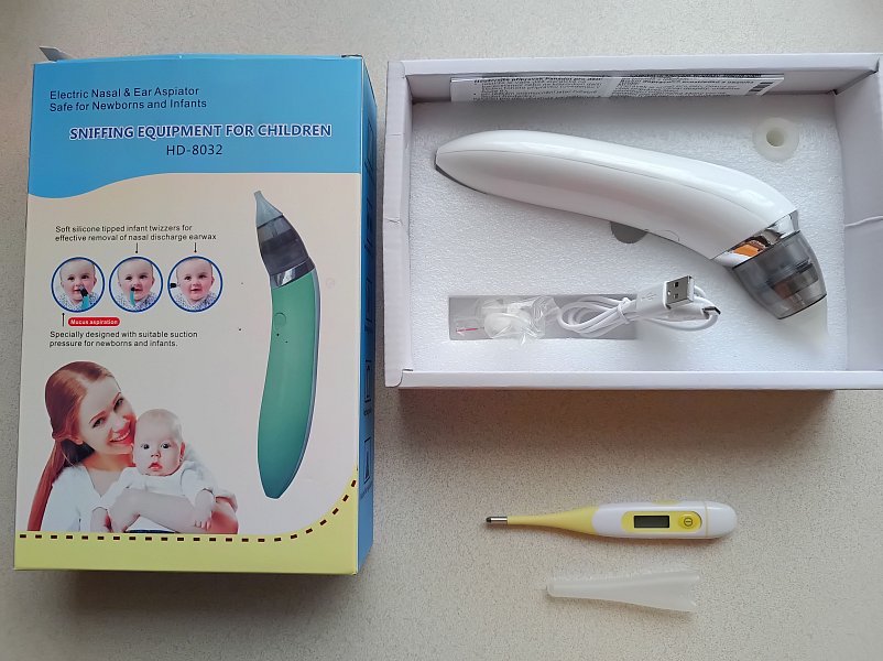 Dětská odsávačka z nosu a uší - elektrická