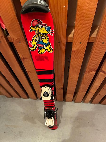 Dětské lyže 110 cm včetně lyžáků