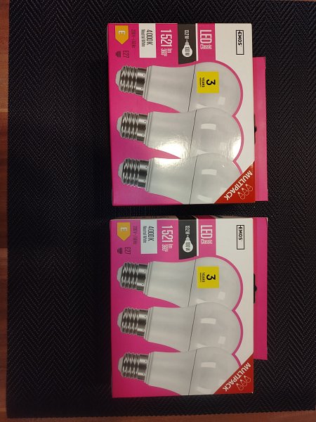 LED žárovky Emos 13 W= 100 W, 6 ks