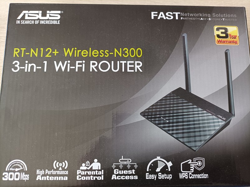 Prodám Wi-Fi router ASUS plně funkční