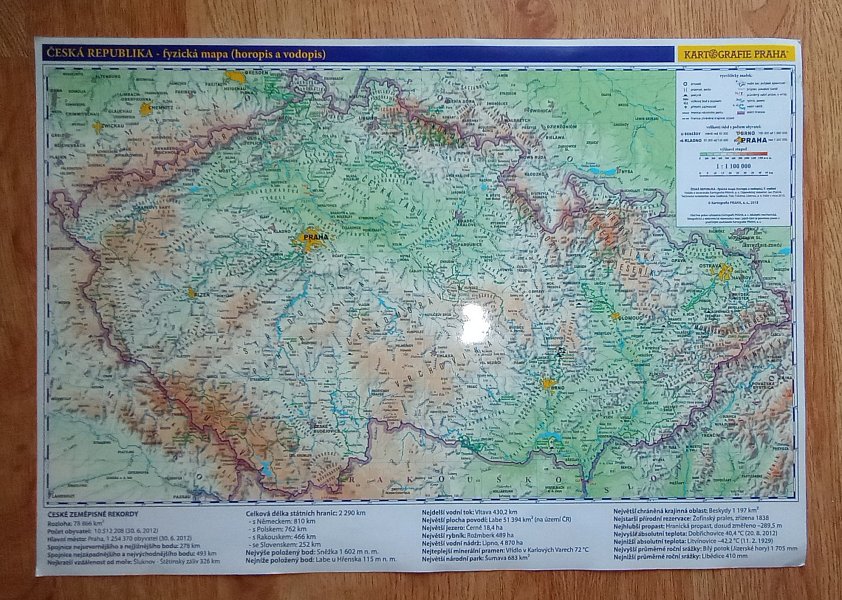 Mapa ČR