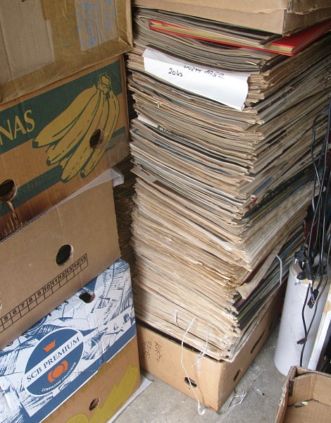 staré květy-vlasty  cca 1200 ks, uklid