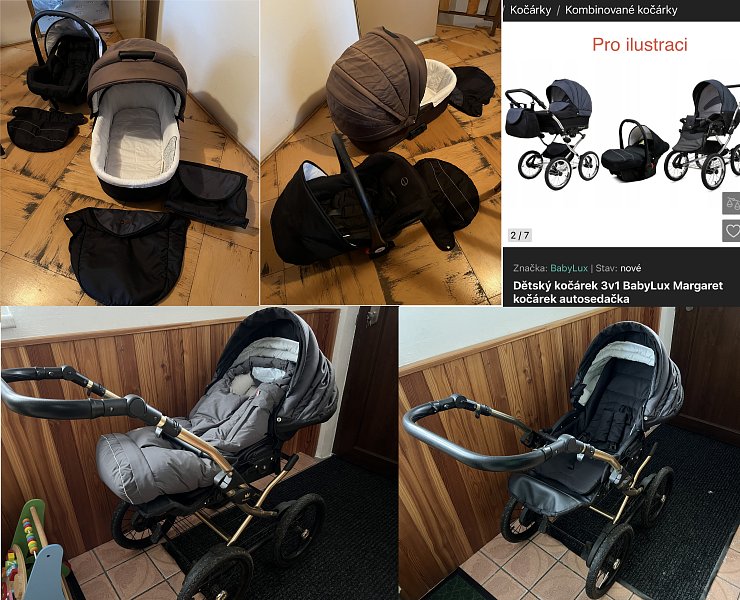 Kočár BabyLux Margaret