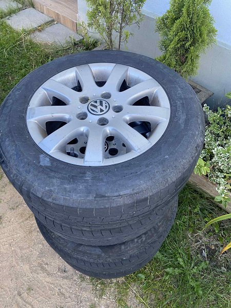 Alu 5x112  pneu 195/65r15  letní