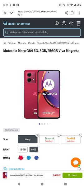 Motorola g84 5g 8/256