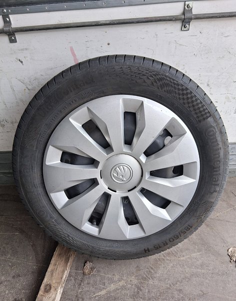Prodám letni sadu kol 5x100 185/60 15 Continetal,Škoda Fabia3,Rapid..