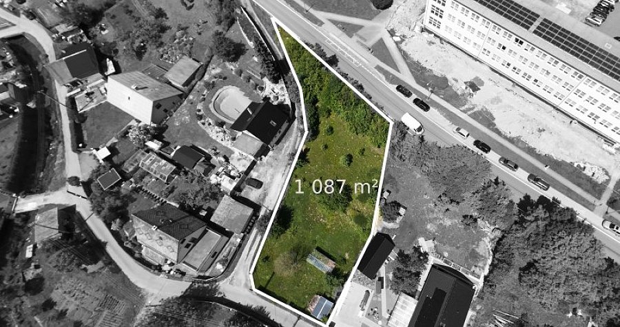 Prodej, stavební pozemek, 1224 m2, Hrabišín