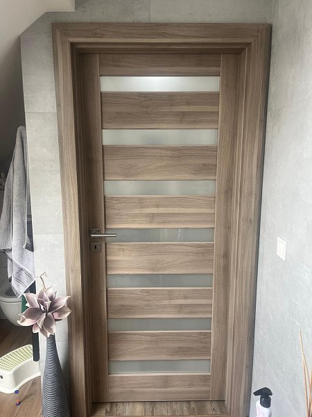 Dveře Porta 80 Levé, Akát stříbrný, obložka zdarma